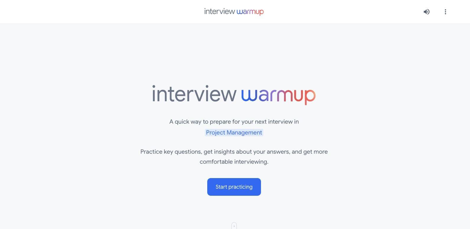 Interview Warmup by Google