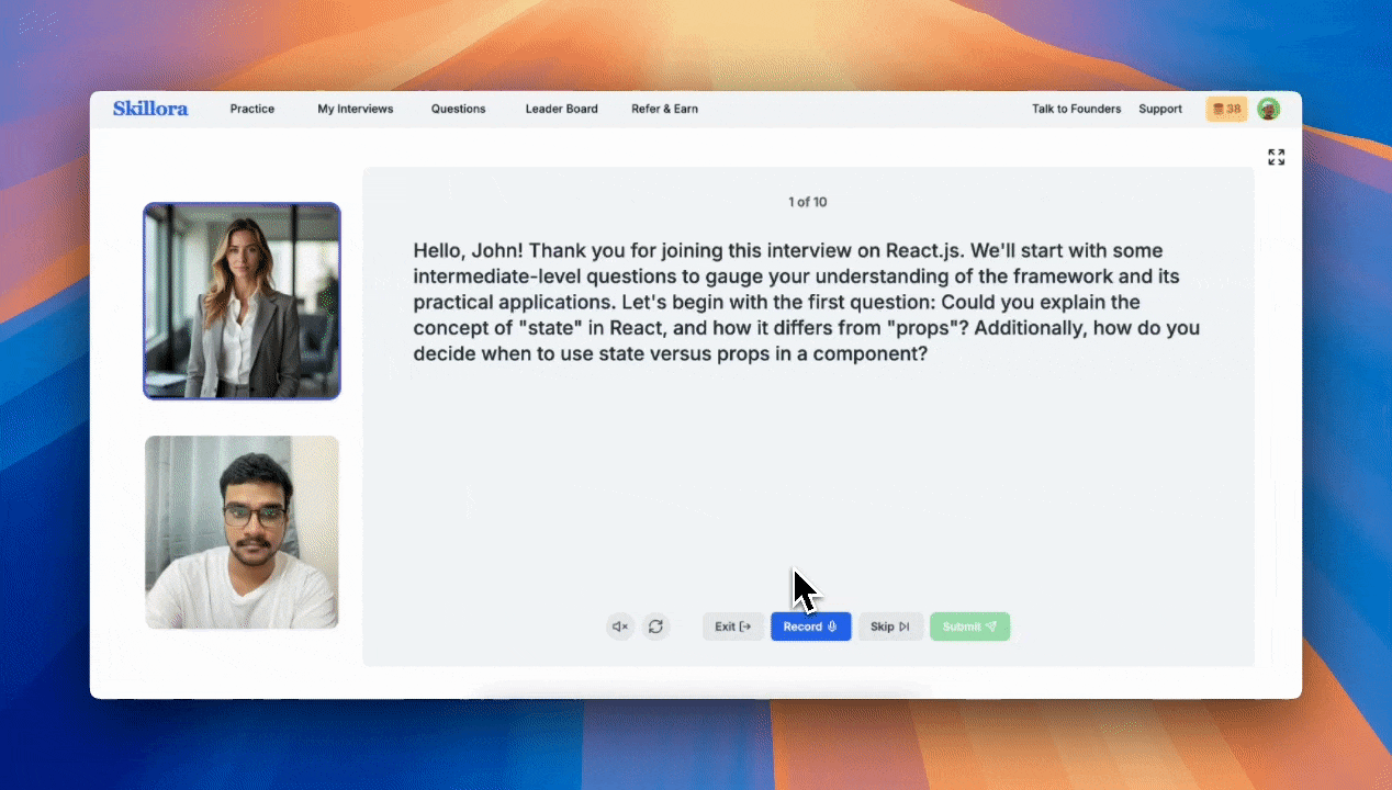 AI Interview Practice Demo