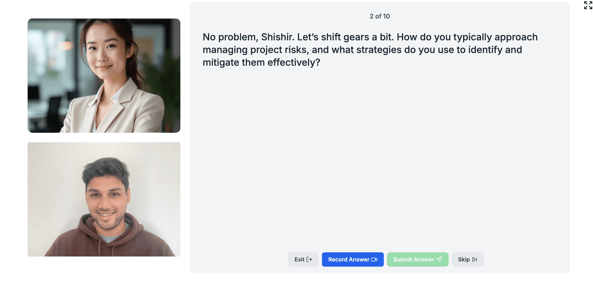 AI Interview Practice Demo
