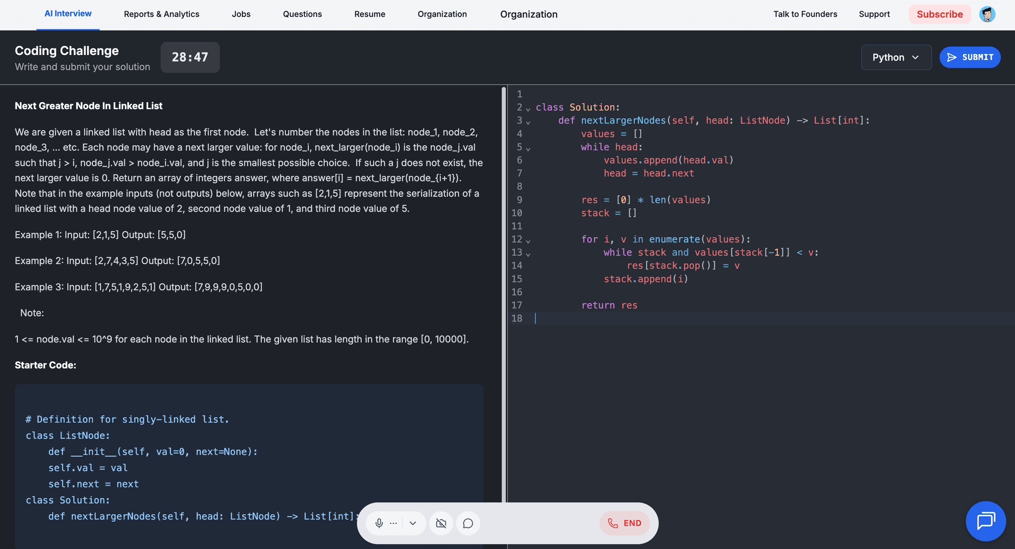 AI Interview Practice Demo